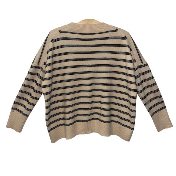 HATCH Clementine 100% Merino Wool Triple Stripe Maternity Sweater Size 0 or XS - Picture 2 of 6